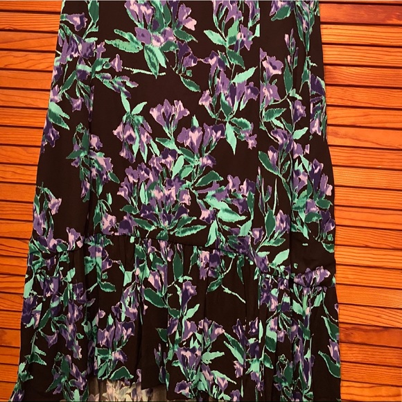 Green Floral AnnTaylor Cap Sleeve Shift Dress💐 - Picture 6 of 9